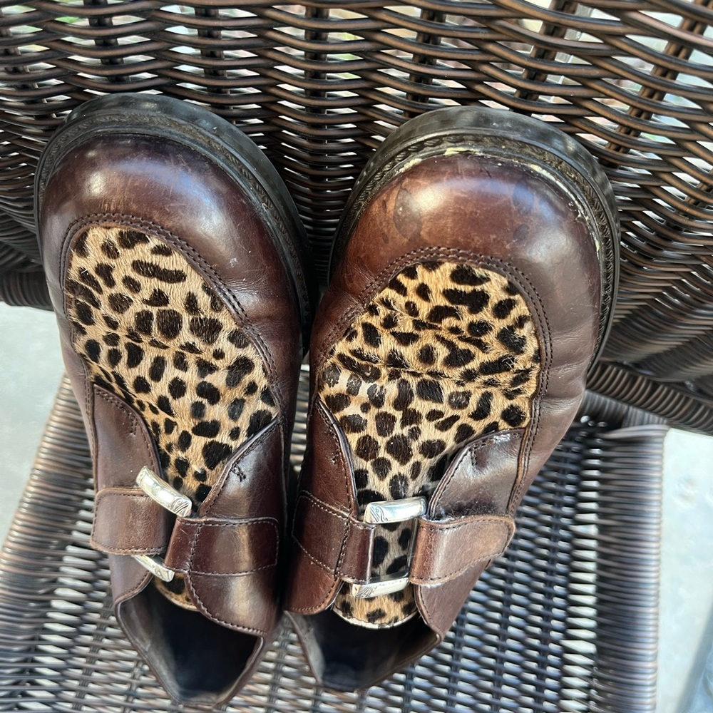 Brighton Leopard Haircalf Leather Loafers - Picture 4 of 10